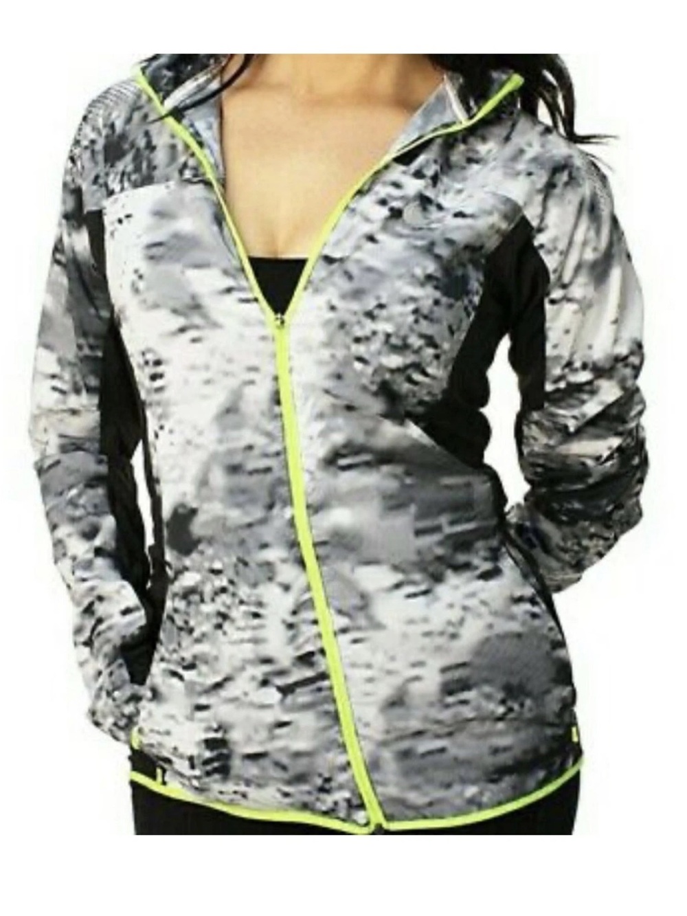 NIKE sizeL~WOMEN’S PRINTED HIKING TRAIL KIGER FULL ZIPPER RUNNING SPORTS JACKET